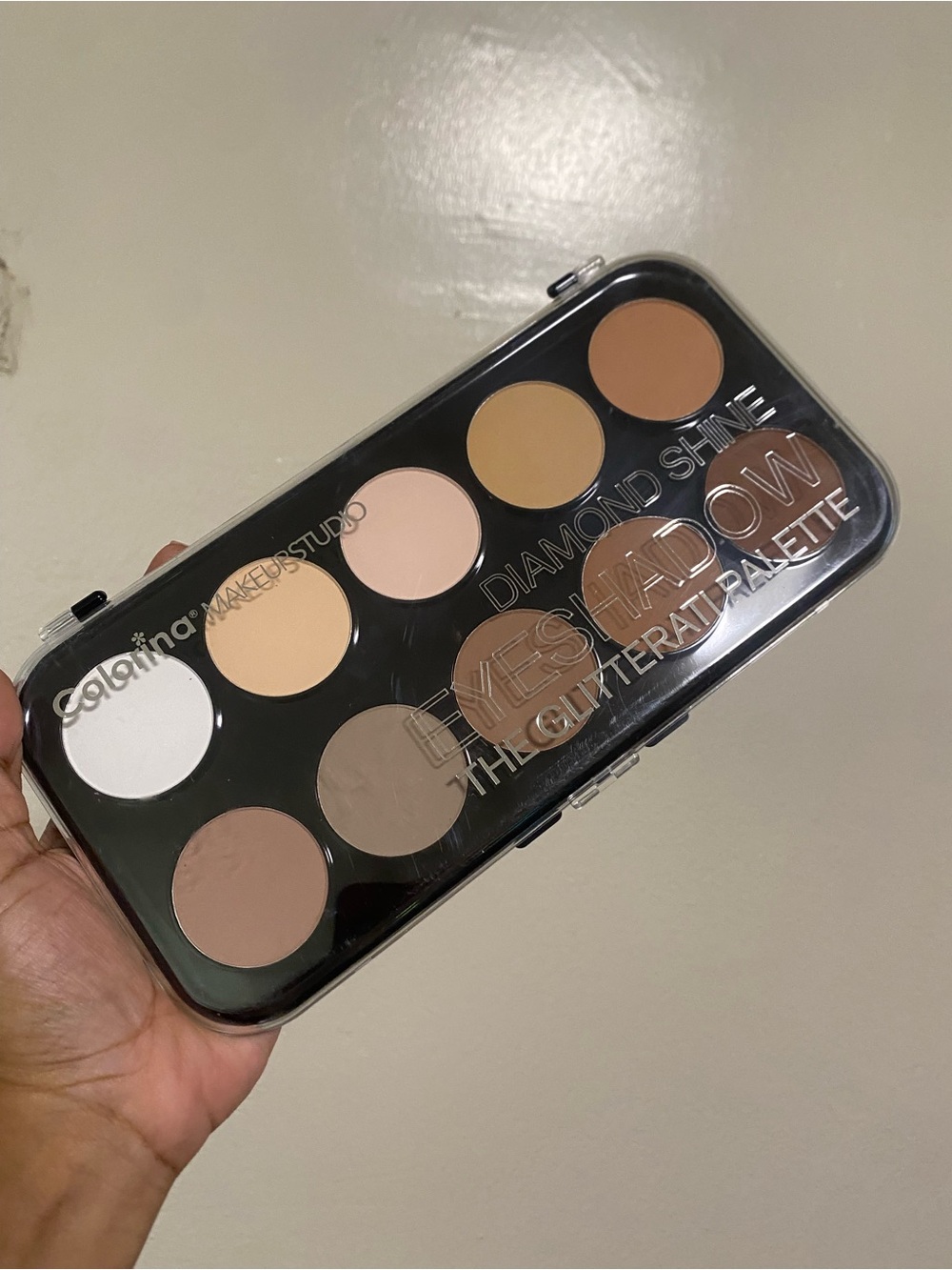 ColourPop Diamond Shine Neutral Eyeshadow Palette - Warm Brown & Cream Shades